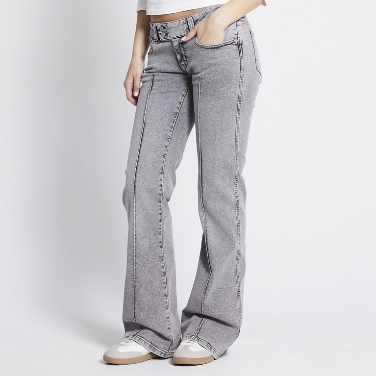 Low waist bootcut jeans "Paris Crease"